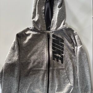 Nike Kids Heather Gray Hoodie